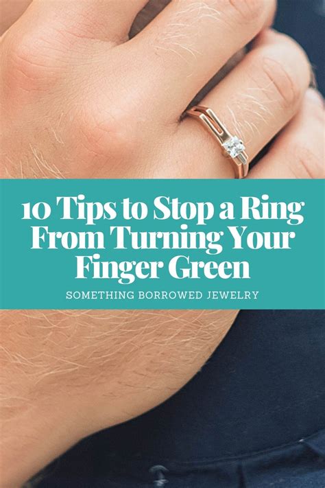 rings that don't turn your finger green.